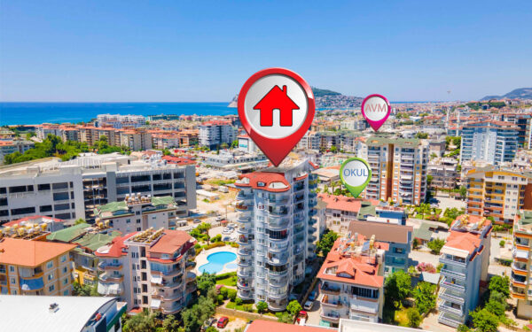 Luxury Flat for Sale in Cikcilli Alanya (ID: 811-1)