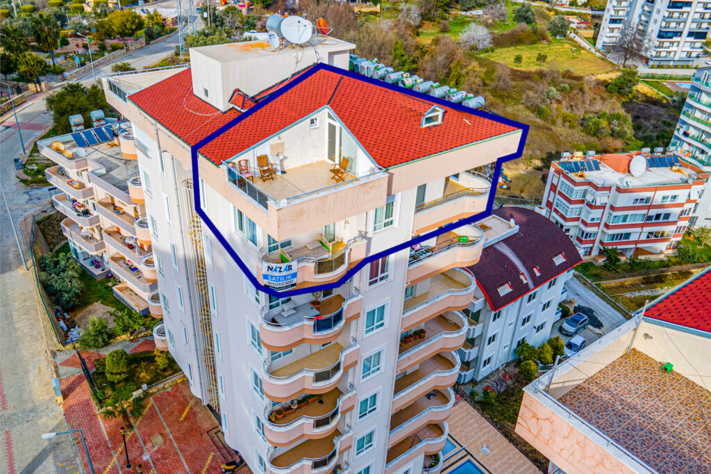 Roof Duplex With View For Sale in Avsallar Alanya (ID: 94-2)