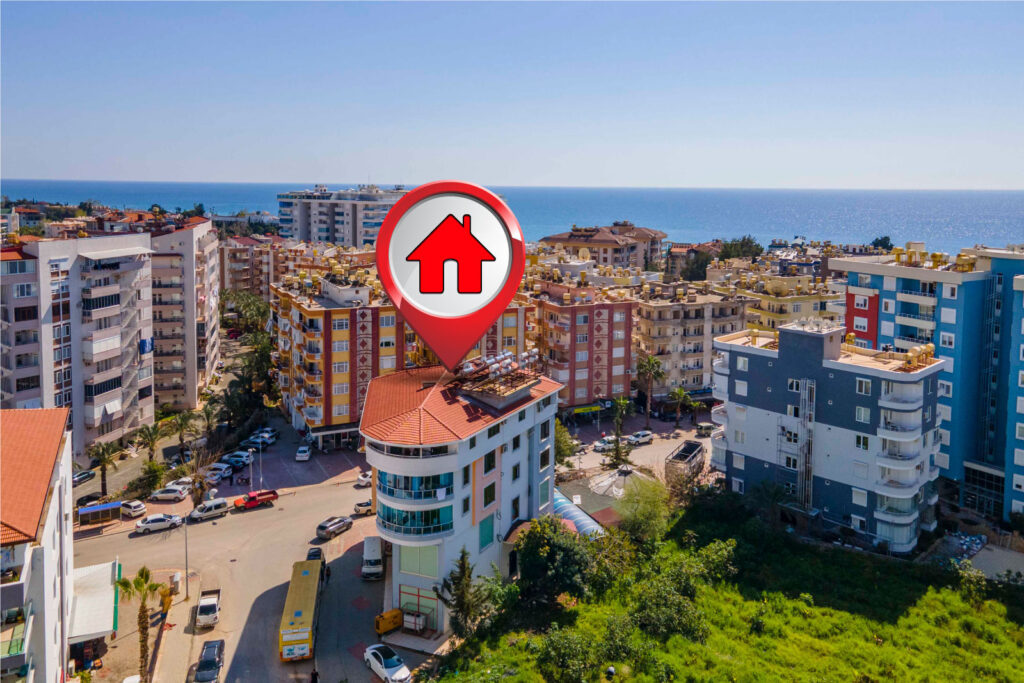 Very Close to Sea Flat for Sale in Tosmur Alanya (ID: 805-1)