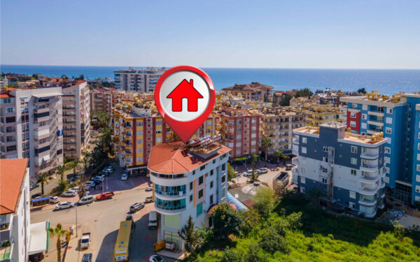 Very Close to Sea Flat for Sale in Tosmur Alanya (ID: 805-1)